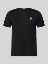 T-shirt van viscosemix met labelpatch van EA7 Emporio Armani - 21
