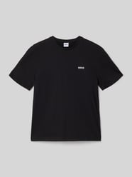 t-shirt o kroju regular fit z czystej bawełny od BOSS - 34