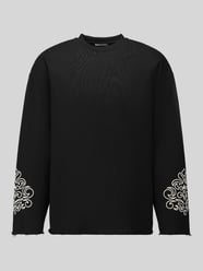 Sweatshirt mit Stickereiärmeln Modell 'ONA' von Don´t Waste Culture - 13