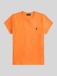 T-shirt z wyhaftowanym logo od Polo Ralph Lauren - 4