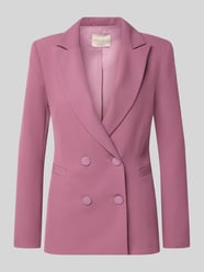 Blazer met dubbele knoopsluiting van Rinascimento Fuchsia - 2