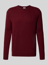 Slim fit gebreide pullover van kasjmiermix, model 'RAXOW' van American Vintage Bordeaux - 14