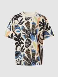 T-shirt met all-over motief van MCNEAL Beige - 36