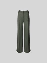 Straight Fit Bundfaltenhose mit Woll-Anteil von Victoria Beckham - 3