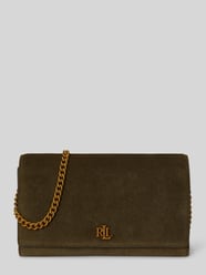 Schoudertas van echt leer met afneembare schouderketting van Lauren Ralph Lauren - 38