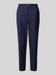 Regular fit stoffen broek met persplooien van Christian Berg Woman Selection - 42