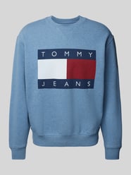 Sweatshirt mit Logo-Print von Tommy Jeans Blau - 19