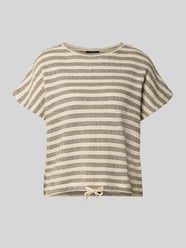 T-Shirt mit Strukturmuster Modell 'Sedopa' von OPUS - 34