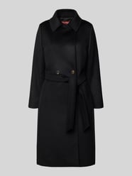 Gerader Mantel aus reiner Schurwolle Modell 'BCOLLAG' von Max Mara Studio - 21