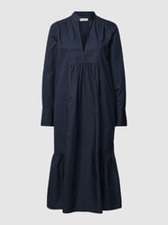 Midikleid mit V-Ausschnitt von Marc O'Polo Blau / Türkis - 41