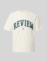 T-Shirt mit Label-Print von REVIEW - 32