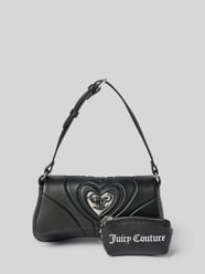 Handtasche mit Ziernähten Modell 'EMILIY' von Juicy Couture Schwarz - 40