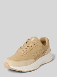 Sneaker mit Label-Detail von Lauren Ralph Lauren Beige - 37