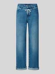 Straight fit Jeans met gefixeerde zooms van Marc Cain - 10