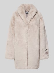 Mantel mit Reverskragen von Karo Kauer Beige - 8