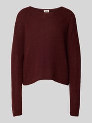 Strickpullover mit Rundhalsausschnitt Modell 'IMENY' von Drykorn Bordeaux - 14