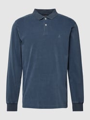 Longsleeve mit Polokragen von Marc O'Polo Blau - 44