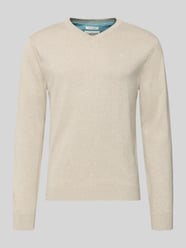 Regular Fit trui van puur katoen van Tom Tailor Beige - 16