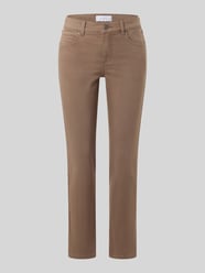 Slim Fit jeans van katoenmix model 'CICI' van ANGELS Beige - 36