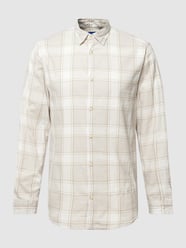 Koszula casualowa w szkocką kratę model ‘JOSHUA’ od Jack & Jones Beżowy - 30