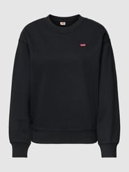 Bluza z wyhaftowanym logo od Levi's® Czarny - 5