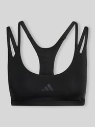 Sport-BH mit Logo-Print von adidas Training - 15