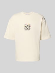 Oversized Fit T-Shirt mit Logo-Stitching von REVIEW - 31
