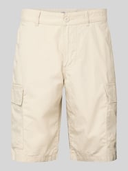 Bermudy o kroju regular fit z kieszeniami cargo od camel active - 25