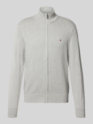 Strickjacke mit Stehkragen von Tommy Hilfiger Grau - 15