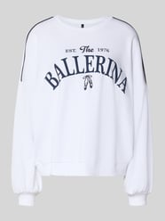 oversized sweatshirt van katoenmix model 'JAMIE' van VERO MODA - 1