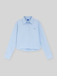 Bluzka z długim rękawem o kroju relaxed fit z czystej bawełny od HUGO Blue - 13