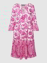 Knielanges Kleid mit floralem Muster von White Label Rosa - 11