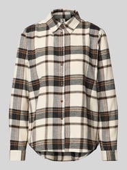 Regular fit shirt van katoenen flanel, model 'FIE' van Only Beige - 4