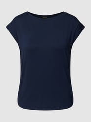 T-shirt met boothals van More & More Blauw / turquoise - 18