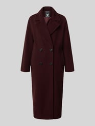 Regular fit lange jas van wolmix met wol en kasjmier van FUCHS SCHMITT Bordeaux - 44
