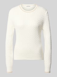 sweter krój slim fit z mieszanka bawełny od Lacoste - 9
