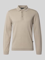 Regular Fit Strickpullover aus reiner Schurwolle mit Polokragen von MAERZ Muenchen - 11