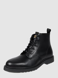 Boots van leer, model 'Hastings'  van Jack & Jones Grijs / zwart - 33