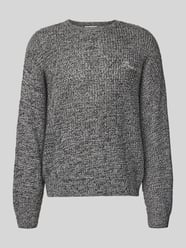 Sweter z dzianiny z okrągłym dekoltem od REVIEW - 45