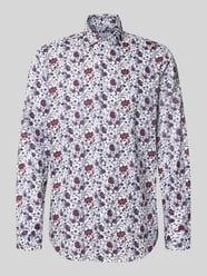 Regular Fit Businesshemd aus reiner Baumwolle Modell 'New Kent' von Seidensticker Bordeaux - 42