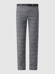 Slim Fit Chino mit Stretch-Anteil  von MCNEAL Grau / Schwarz - 30