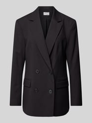 Blazer mit Knopfverschluss von JAKE*S STUDIO WOMAN Schwarz - 20