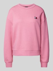 Sweatshirt mit gerippten Abschlüssen von Tommy Jeans Pink - 30