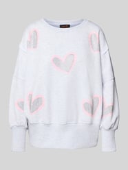 Oversized Sweatshirt aus reiner Baumwolle mit Motiv-Print von miss goodlife - 8