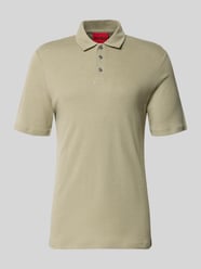 Koszulka polo o kroju slim fit z mieszanki lyocellu i lnu model 'DULINEN' od HUGO - 25