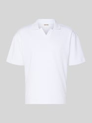 boxy fit poloshirt van katoenmix model 'CASPIAN AIRLEX' van ONLY & SONS - 8