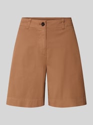 Szorty chino w kroju regular fit z mieszanki bawełny od Marc O'Polo - 8