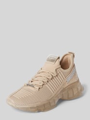 Sneaker mit Label-Details Modell 'Maxilla' von Steve Madden Beige - 24