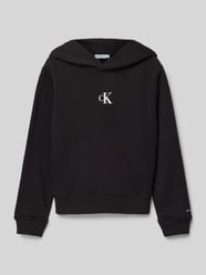 Hoodie mit Kapuze von Calvin Klein Jeans Schwarz - 26