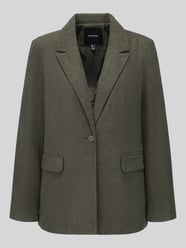 Loose Fit Longblazer mit steigendem Reverskragen Modell 'NORA' von VERO MODA - 6